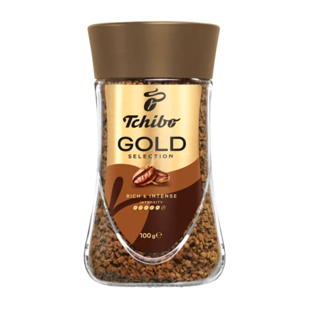 Cà Phê Hòa Tan, Gold Selection Instant Coffee, 3.5 oz (100g) - TCHIBO